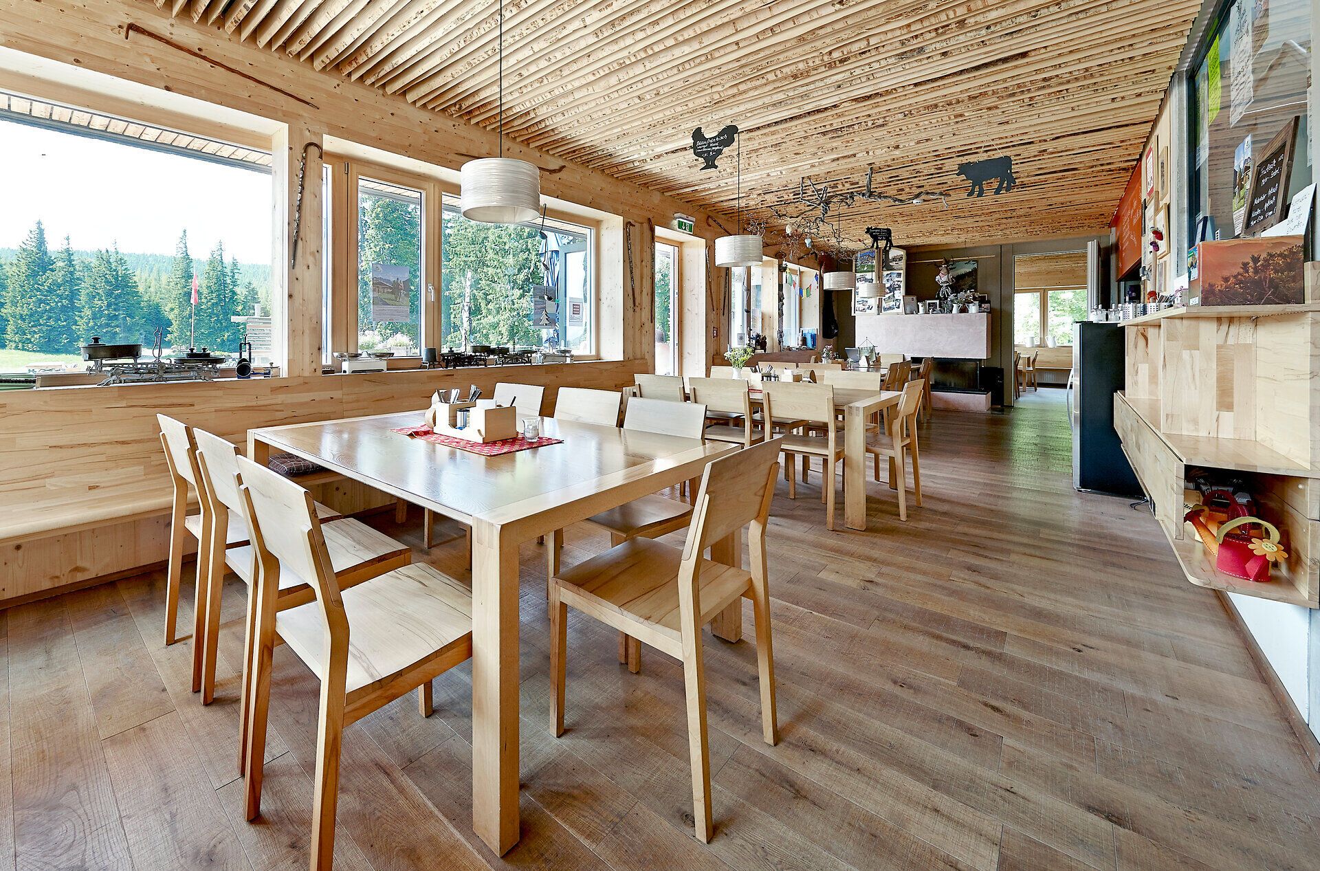 Bright guest room in the Naturfreundehaus Knofeleben