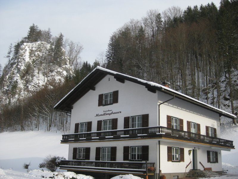 Winter house view