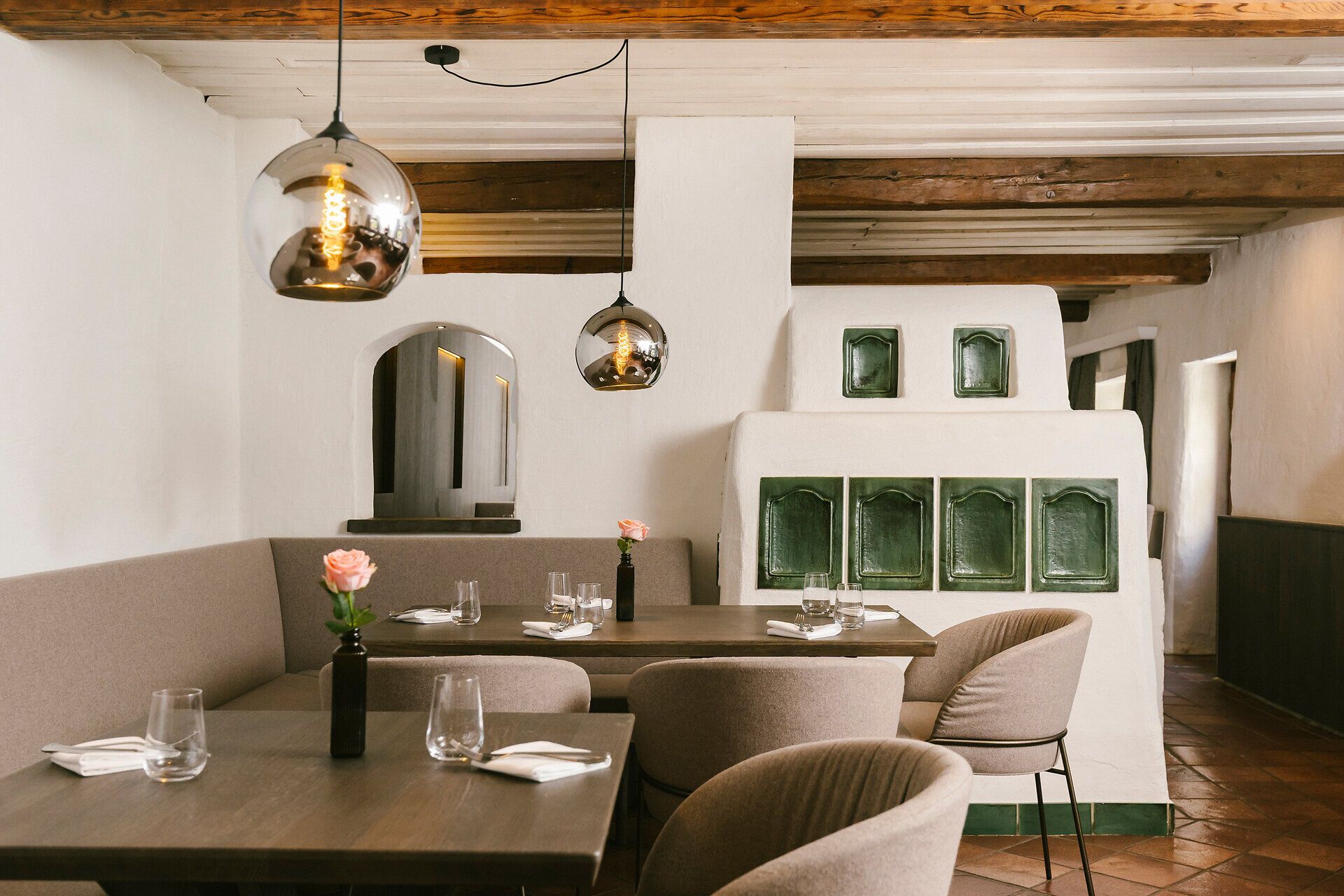 Interior with cozy furniture