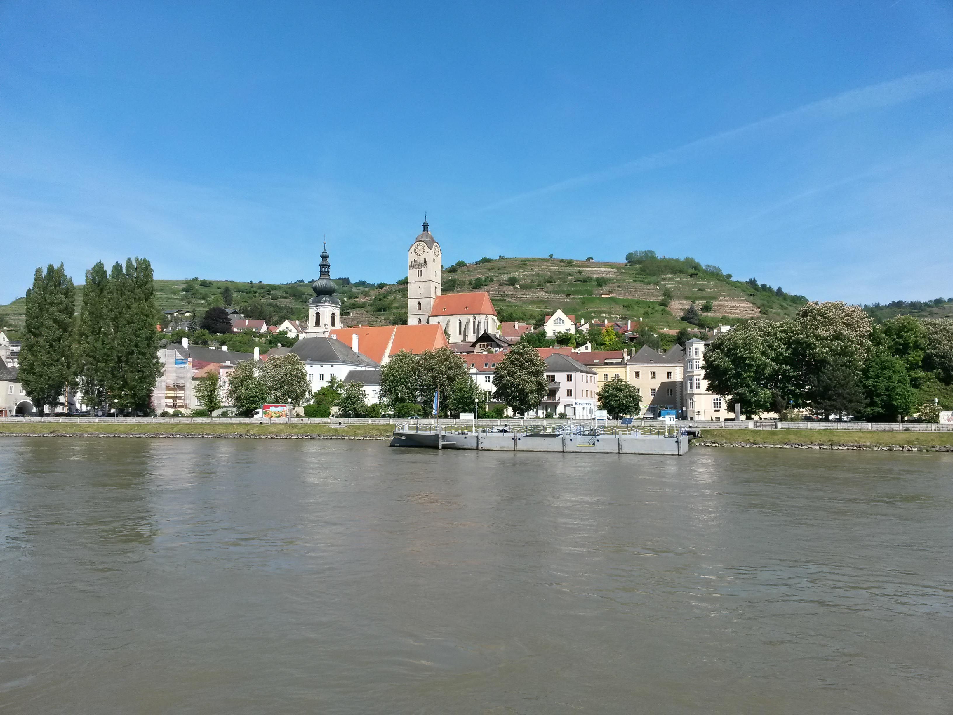 Krems boat trip landing stages
