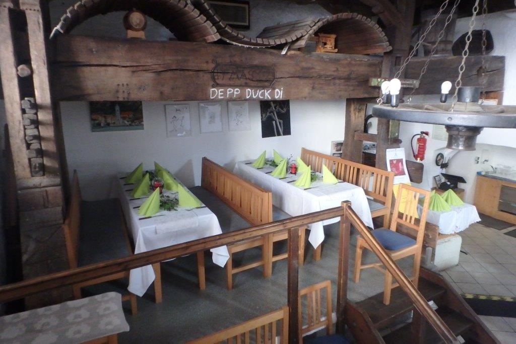 Interior view of the old press house