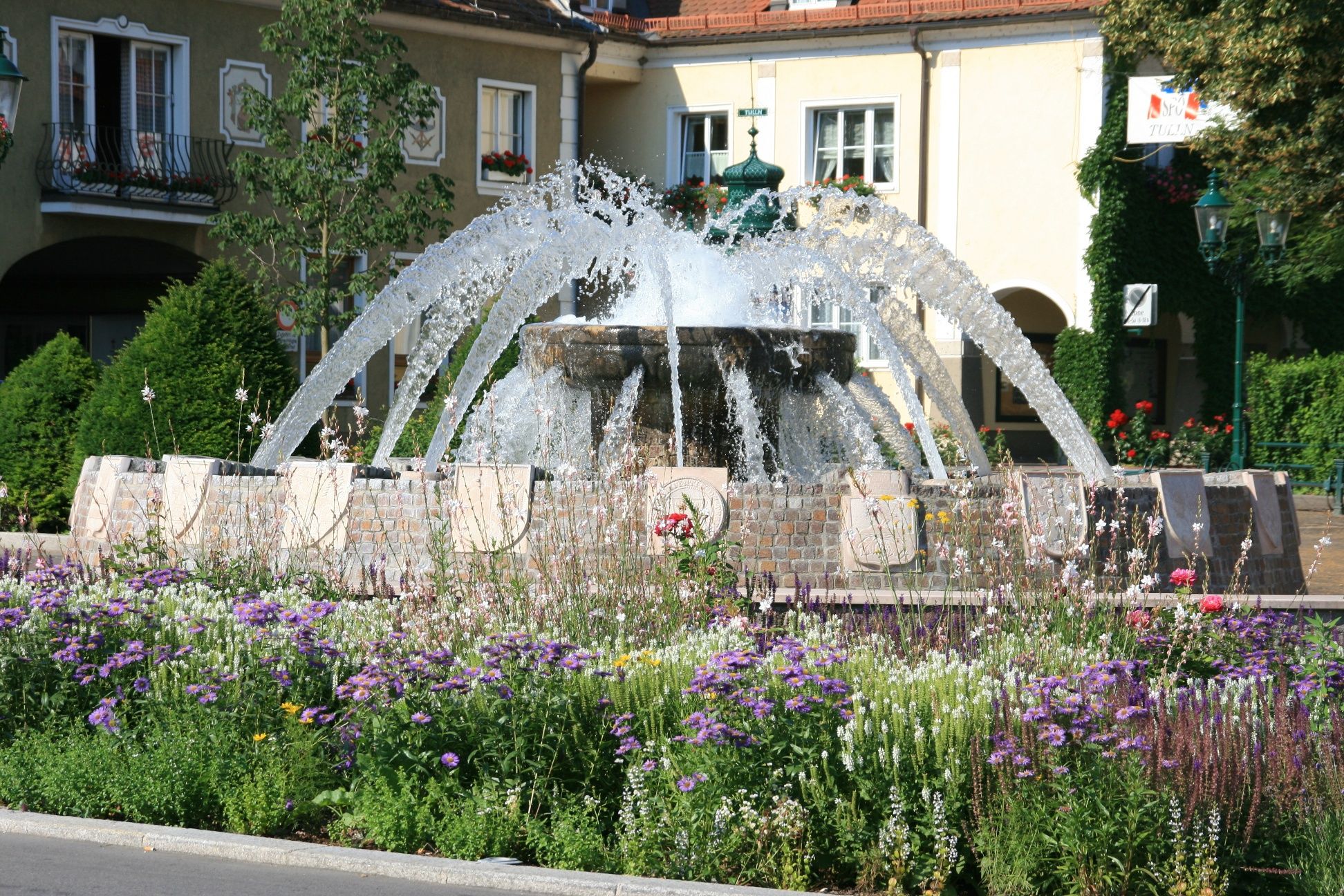 District fountain in Tulln
