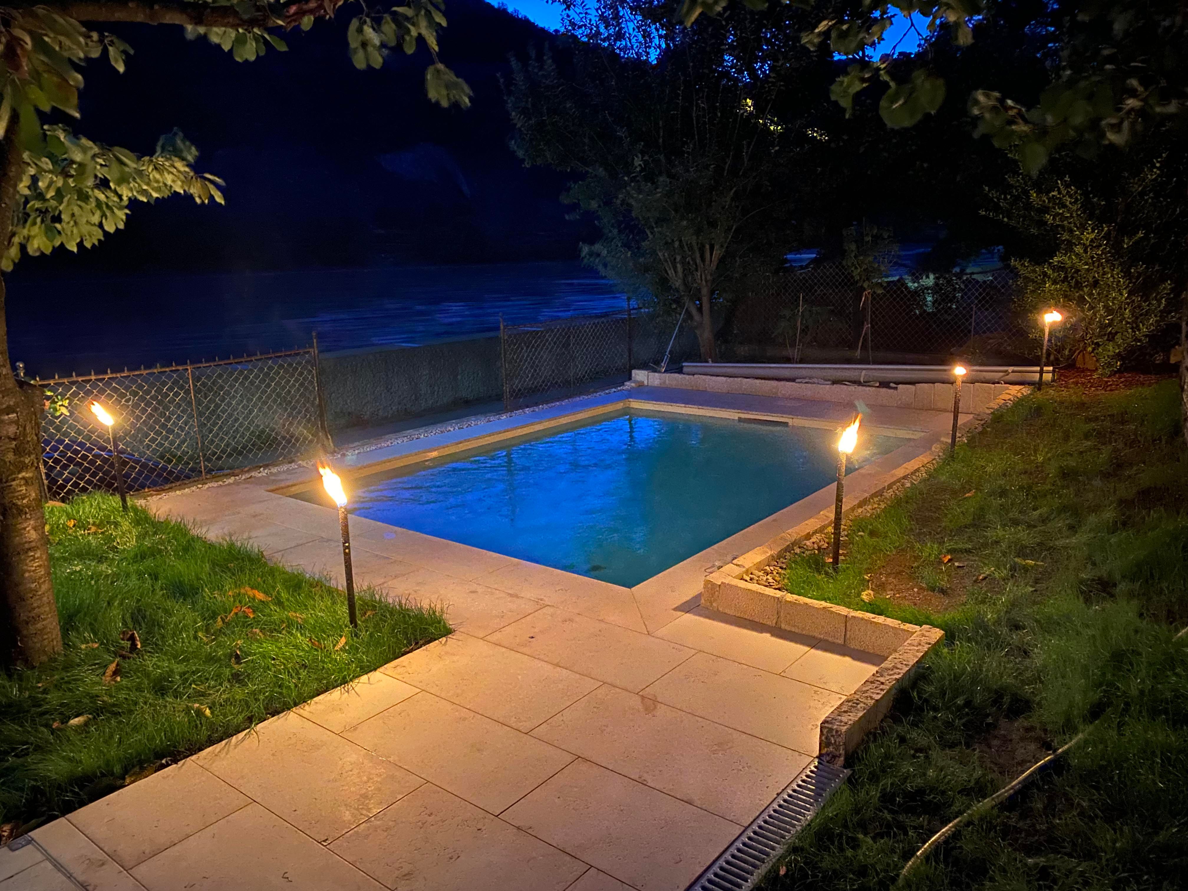 Outdoor swimming pool