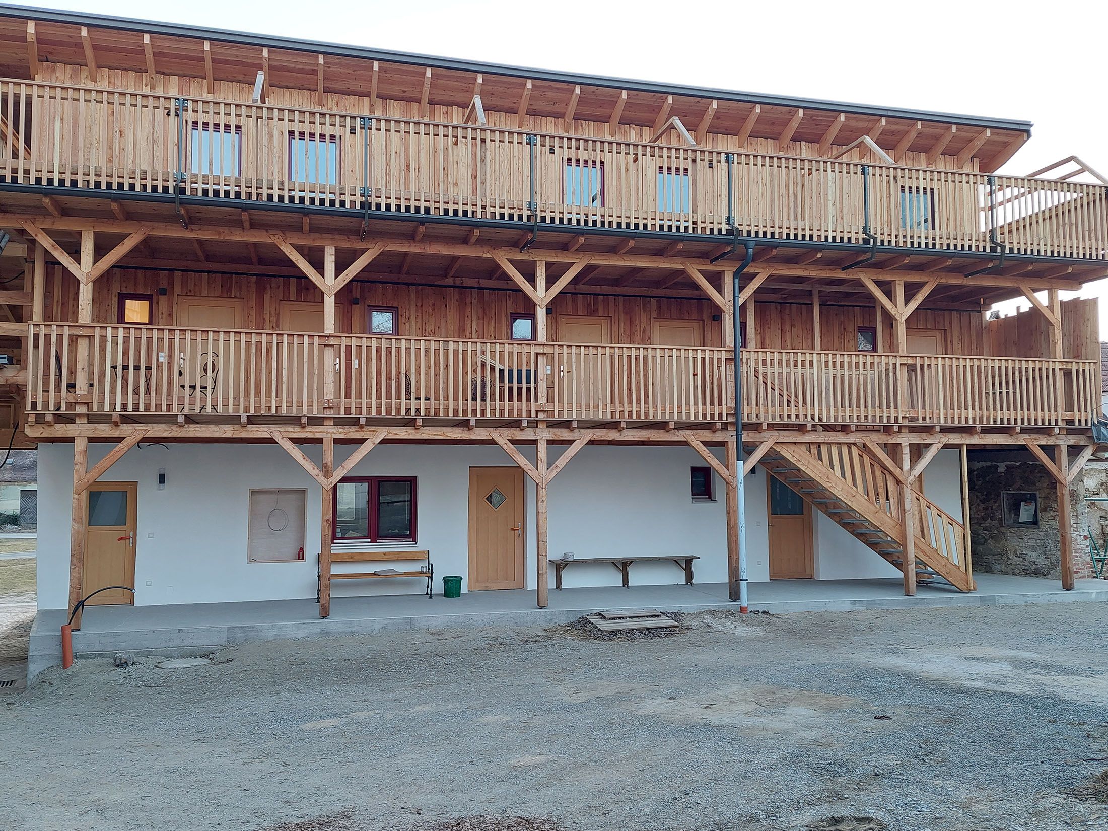 View from the inner courtyard