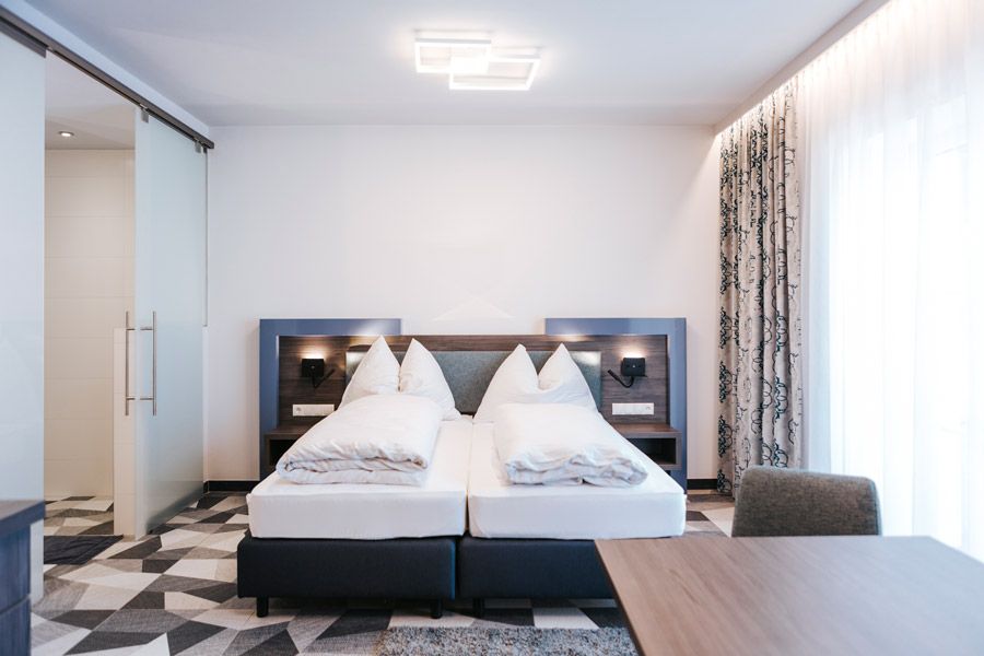 Newly designed guest rooms