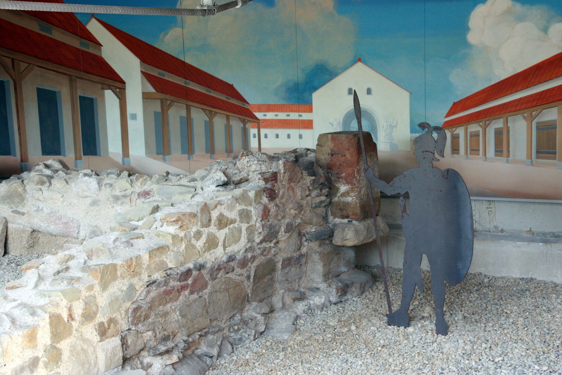Roman Museum, porta principalis dextra