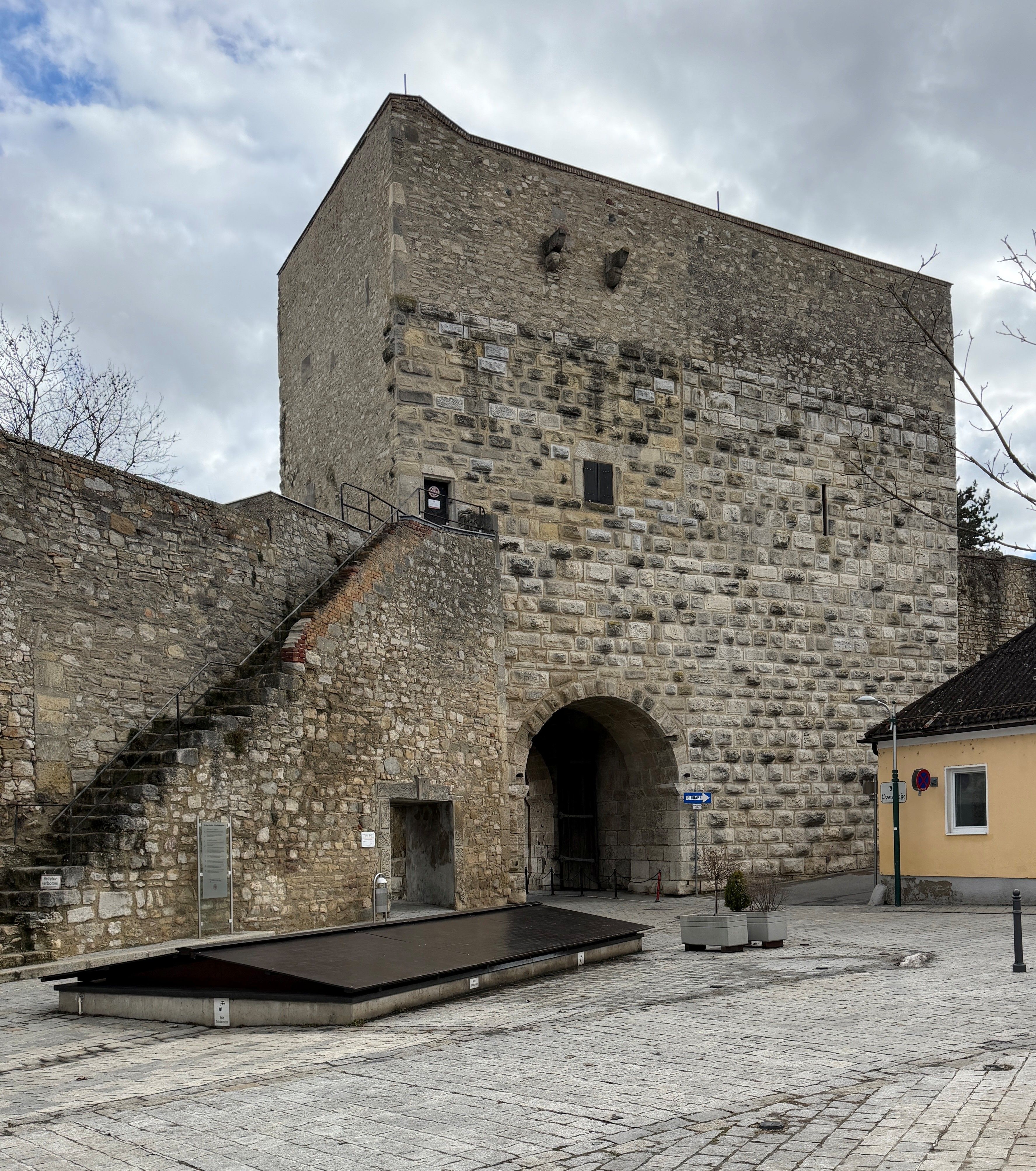 A 13th-century city gate. 