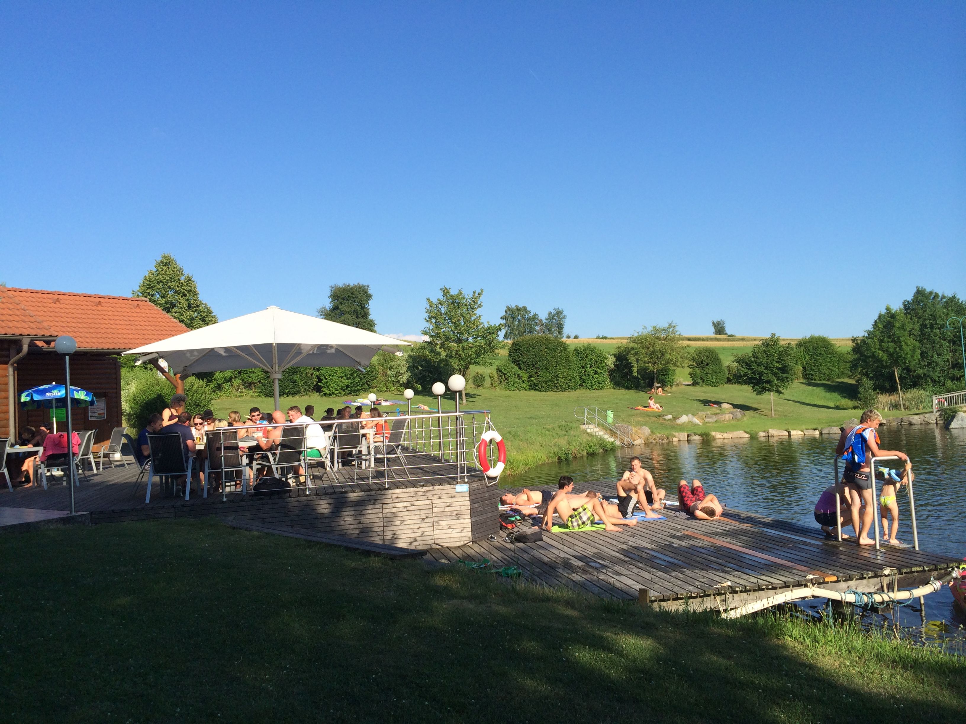 Bathing pond