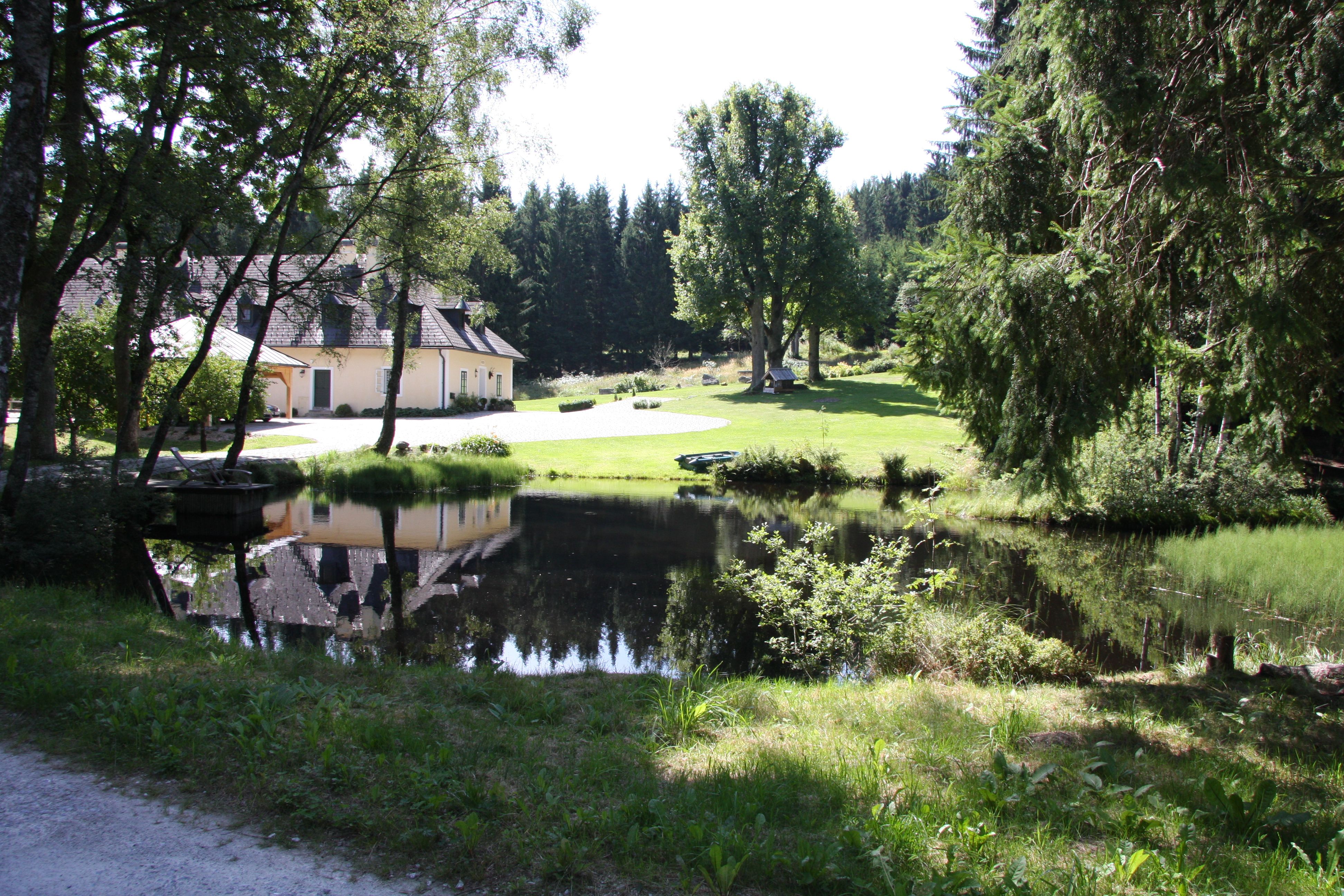 in-house bathing pond