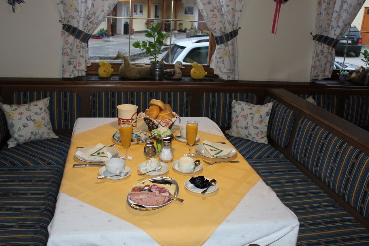 Breakfast table