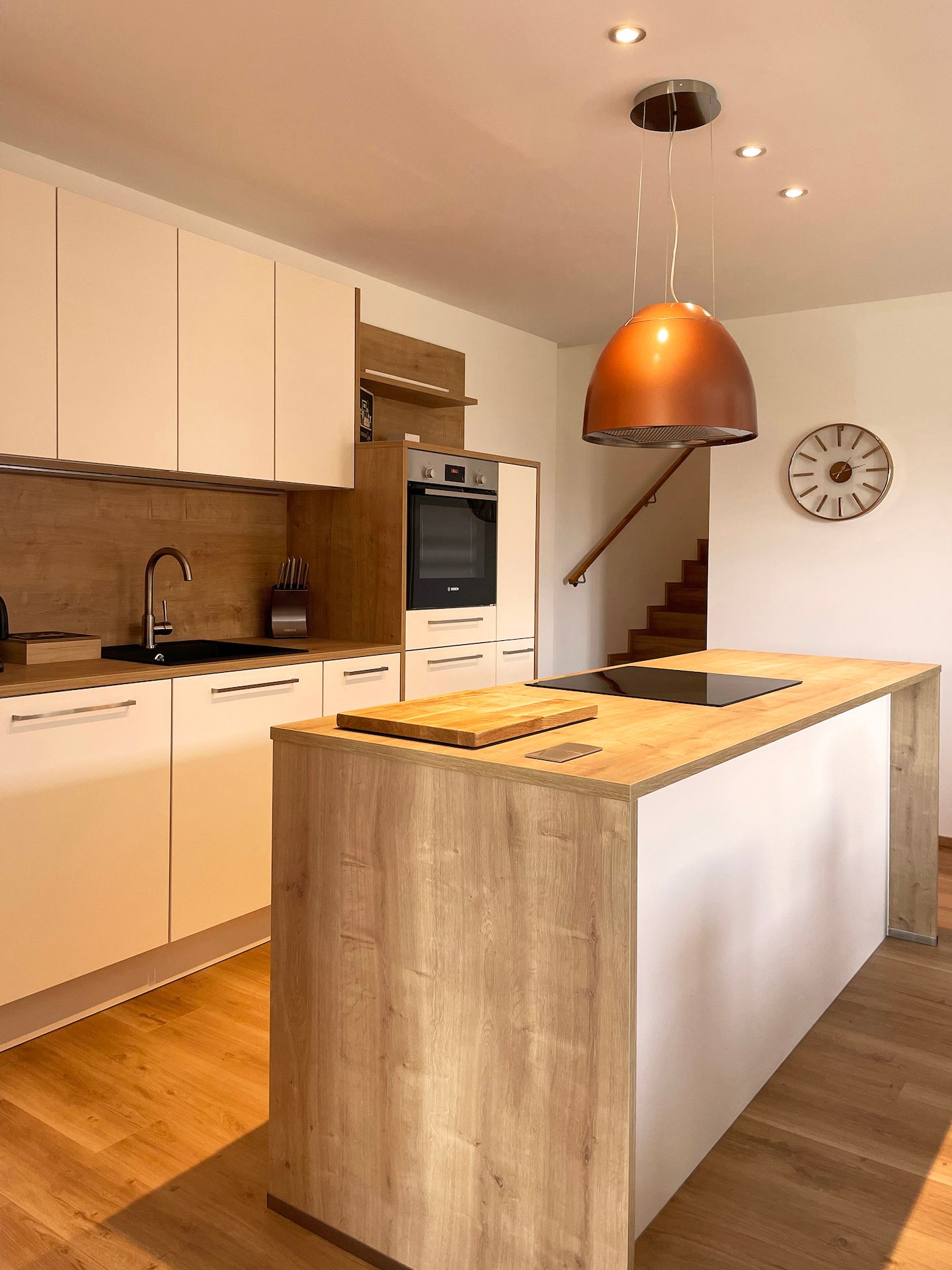 Kitchen with cooking island