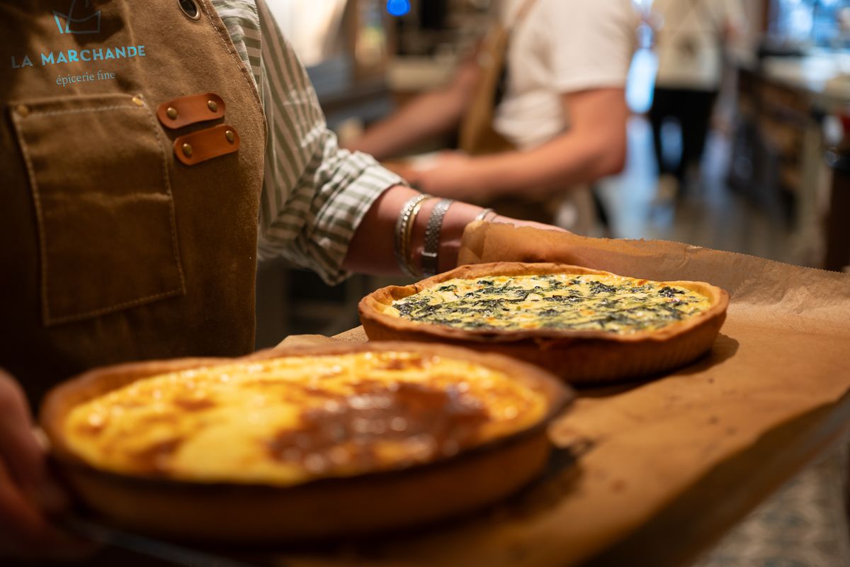 Our quiche -La Marchande