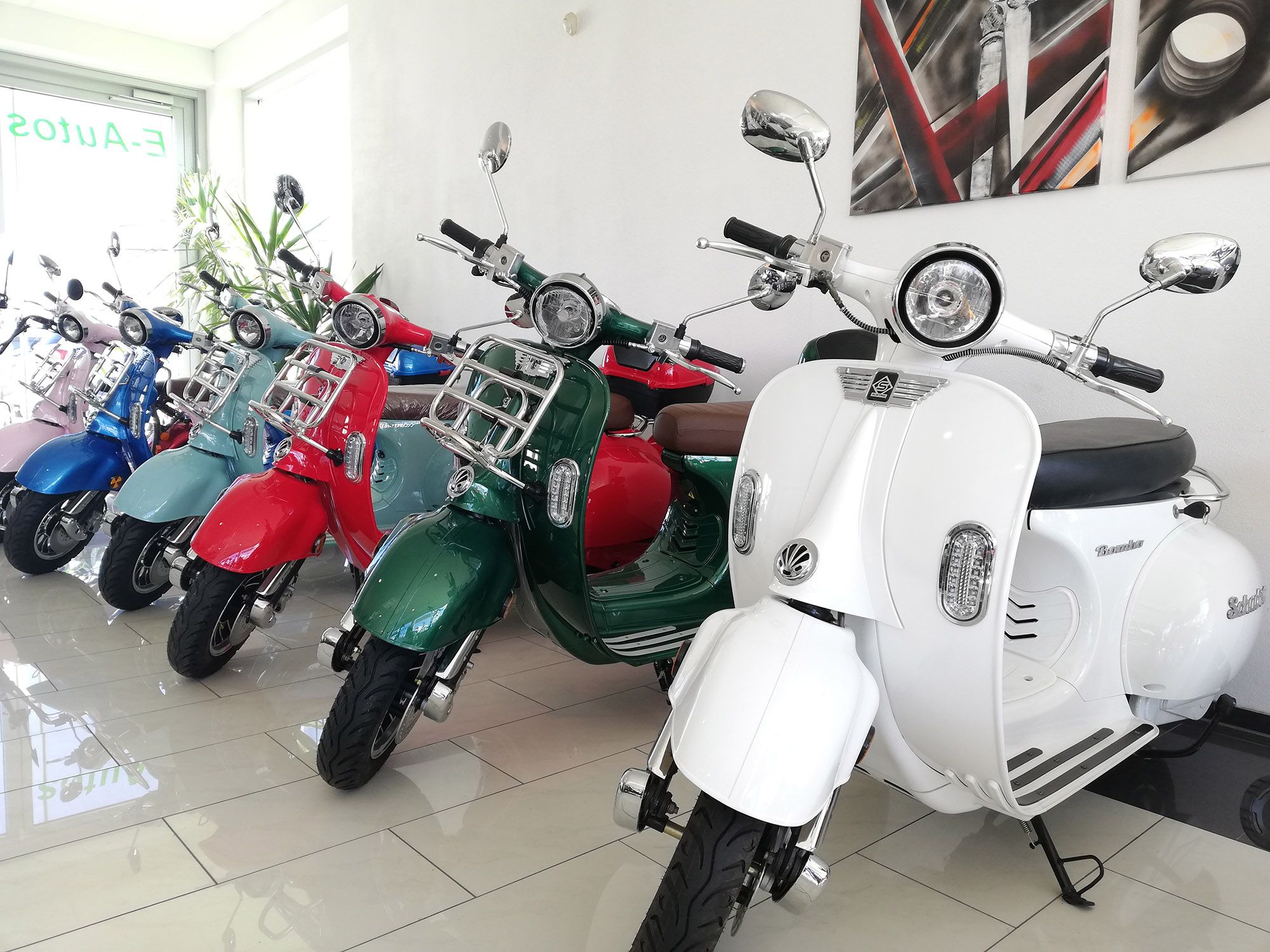 Scooter showroom