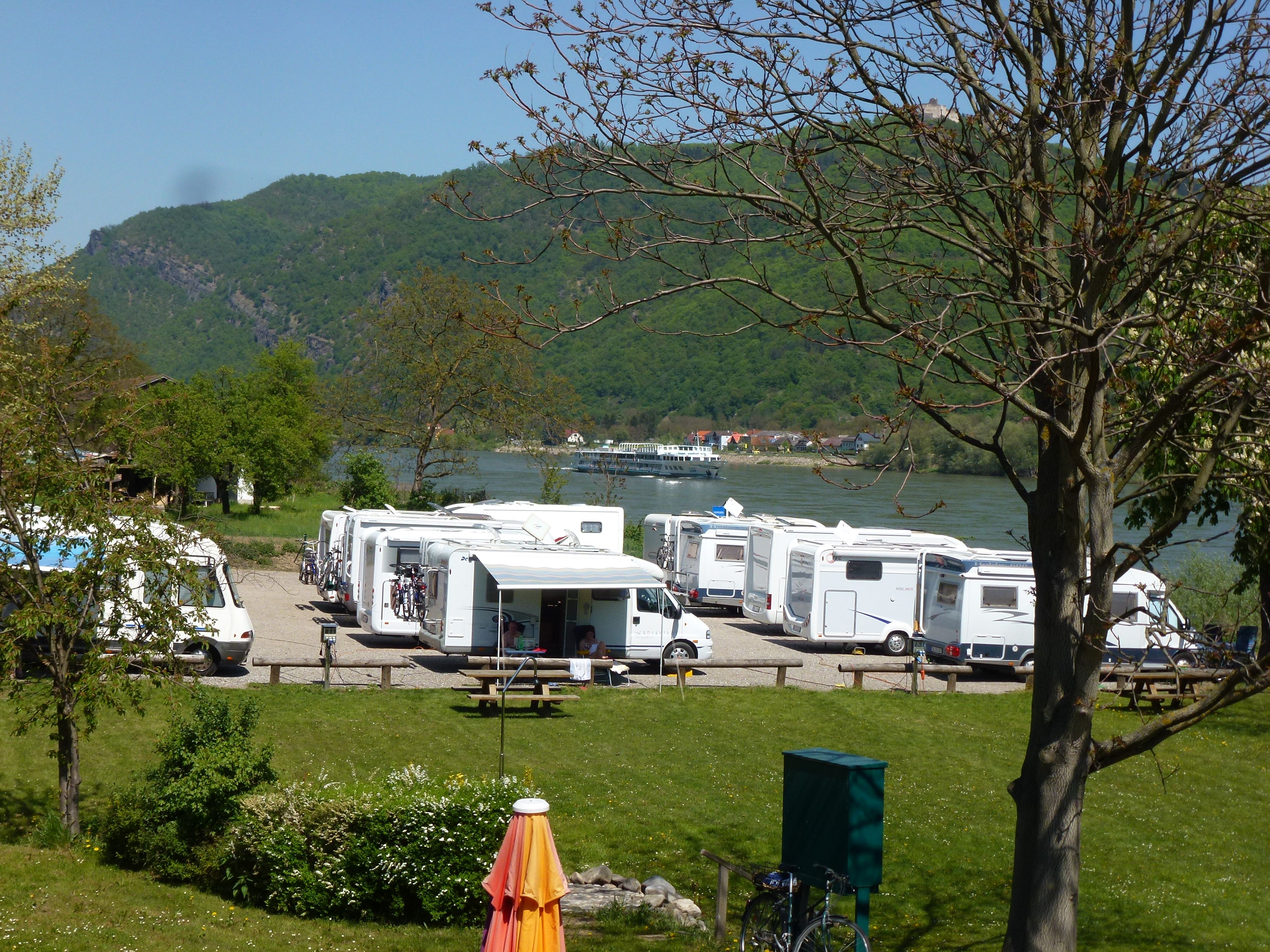 Caravan site in the municipality of Aggsbach