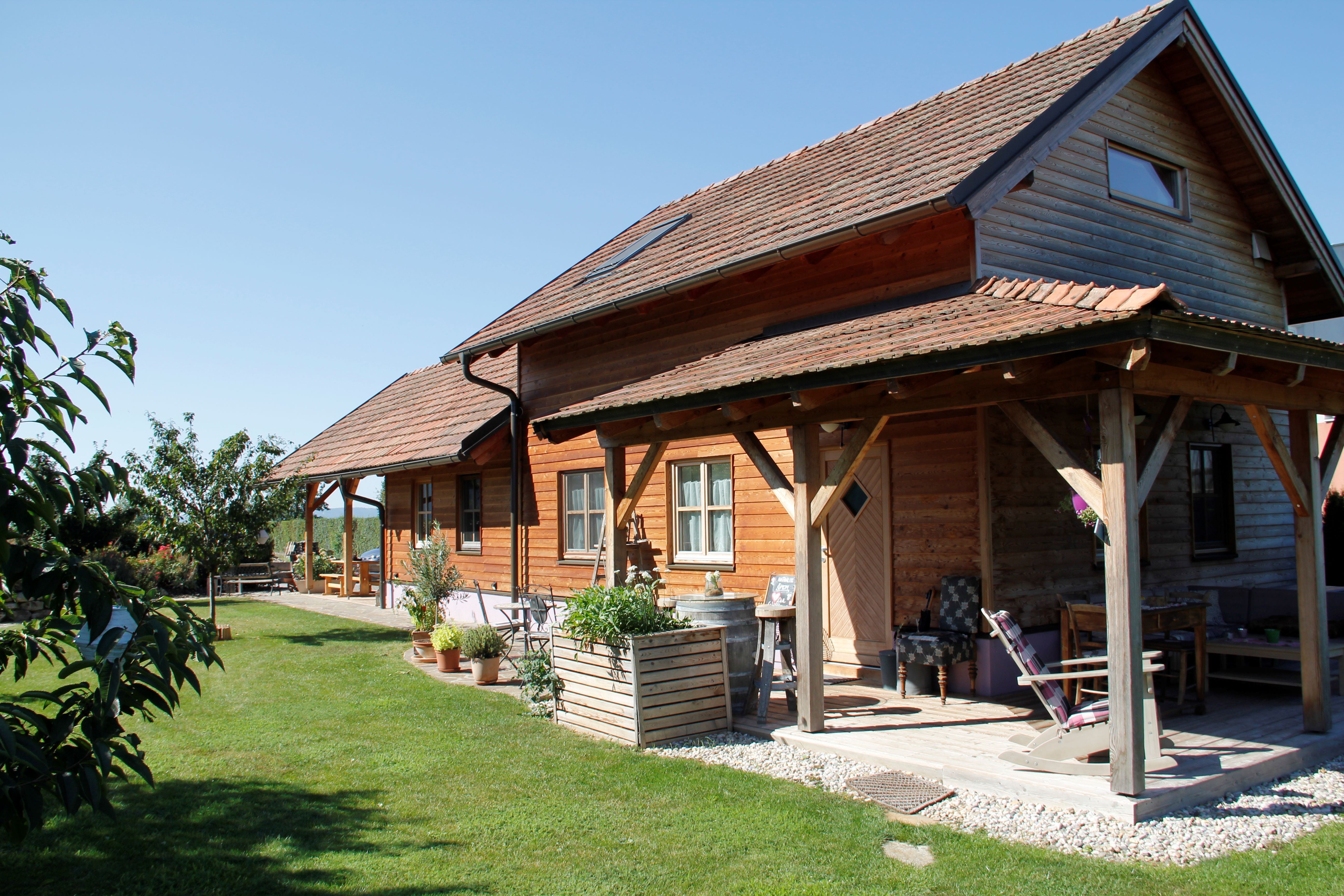 House and garden summer