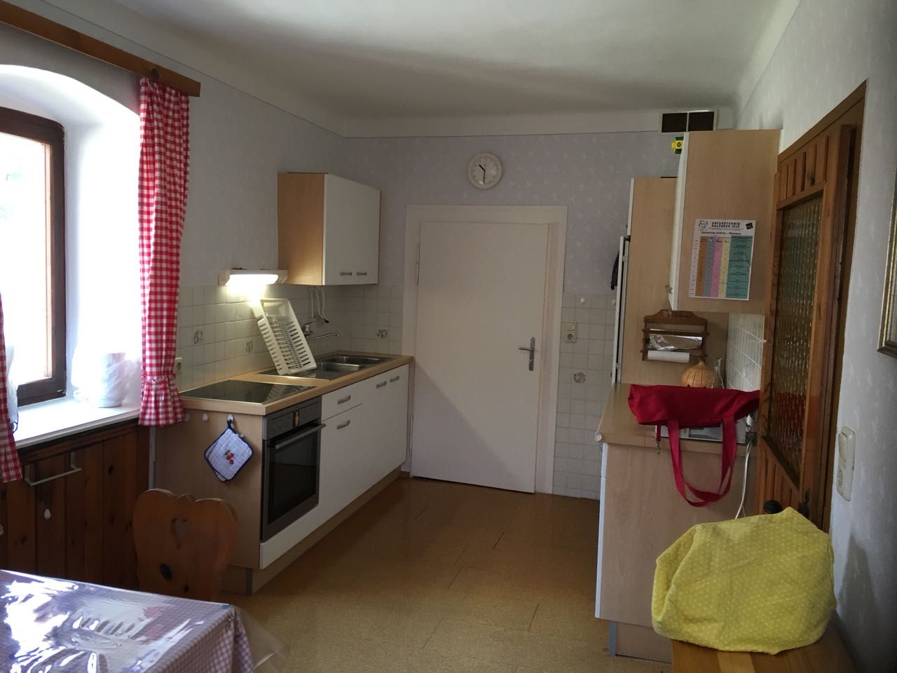 Kitchen with modern stove