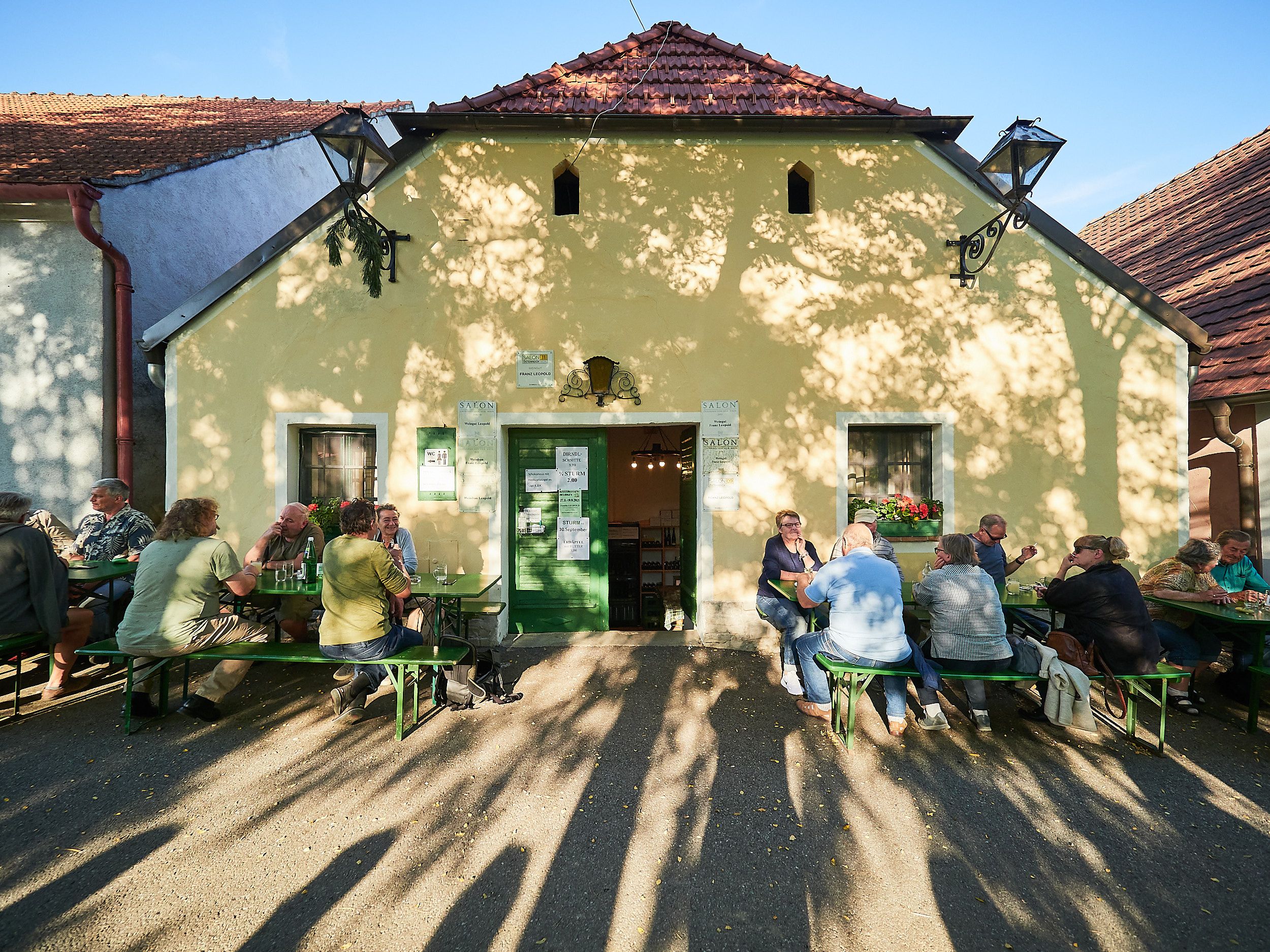 Wine tavern, wine cellar lane Schönberg