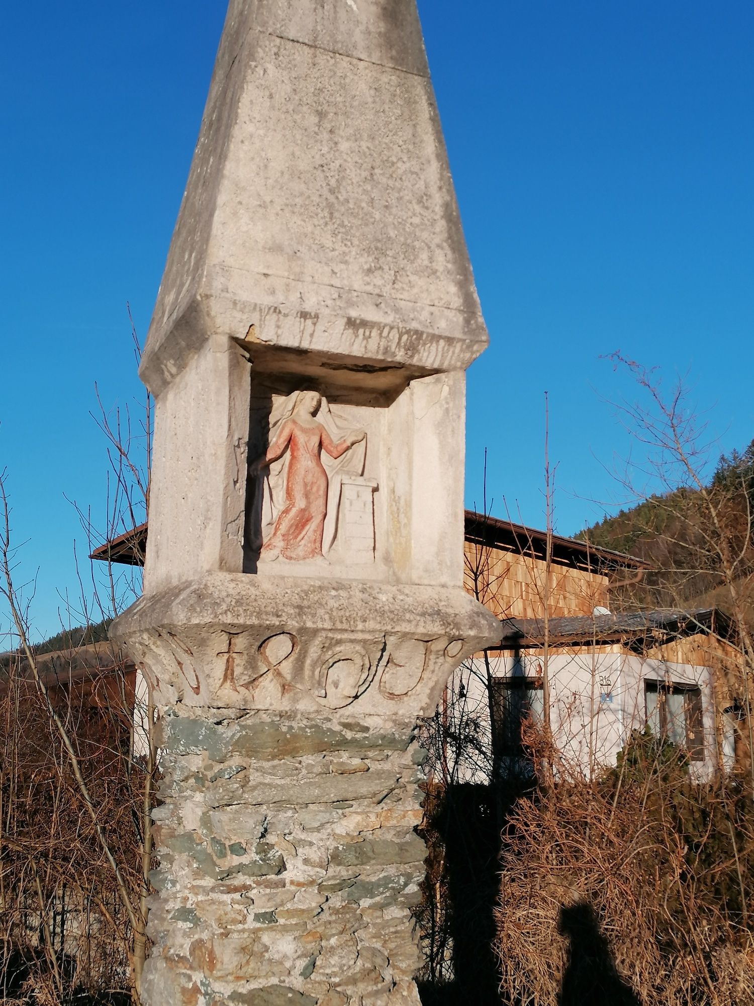 Stone relief Madonna