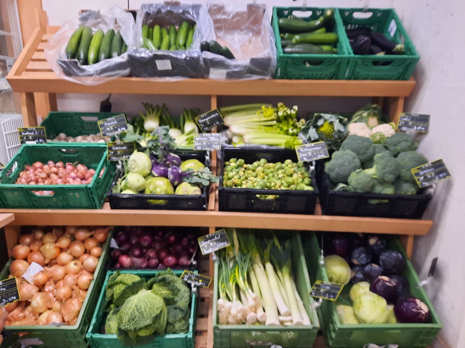 Organic vegetables