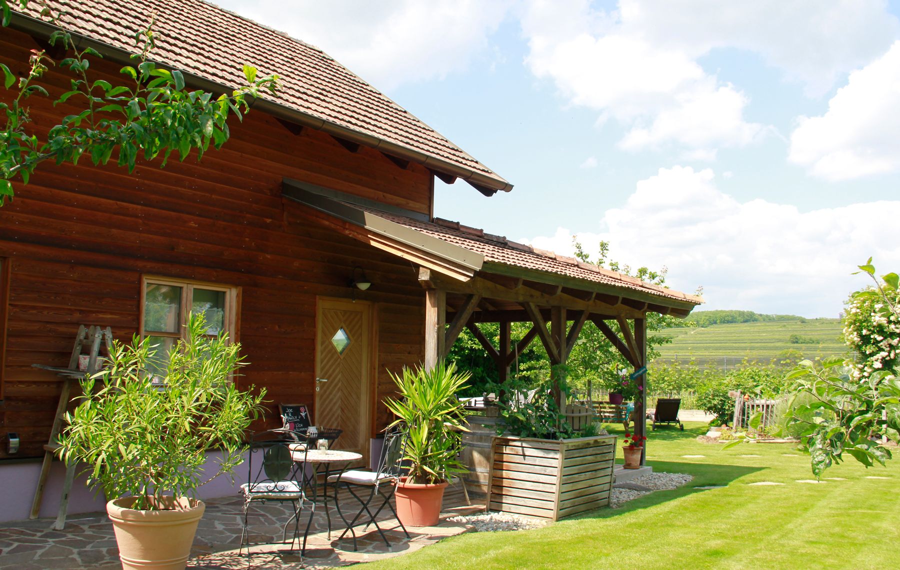 Garden and house