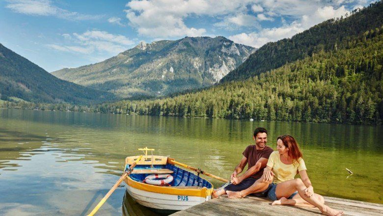Boating on Lake Lunz