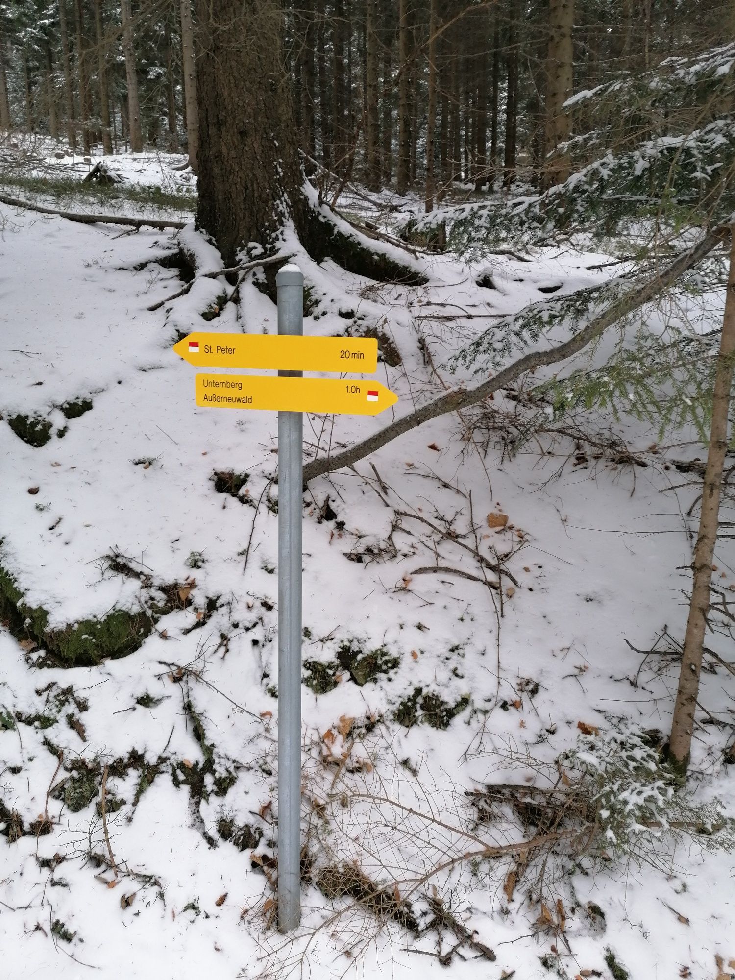 Sign St Peter Unternberg
