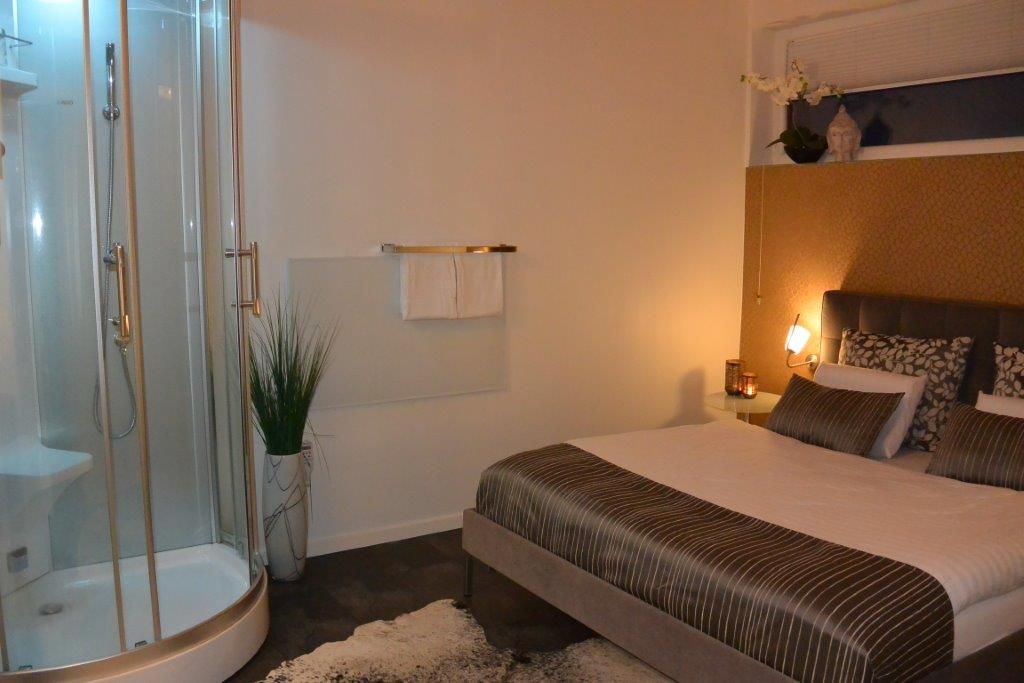 Bedroom with bathroom