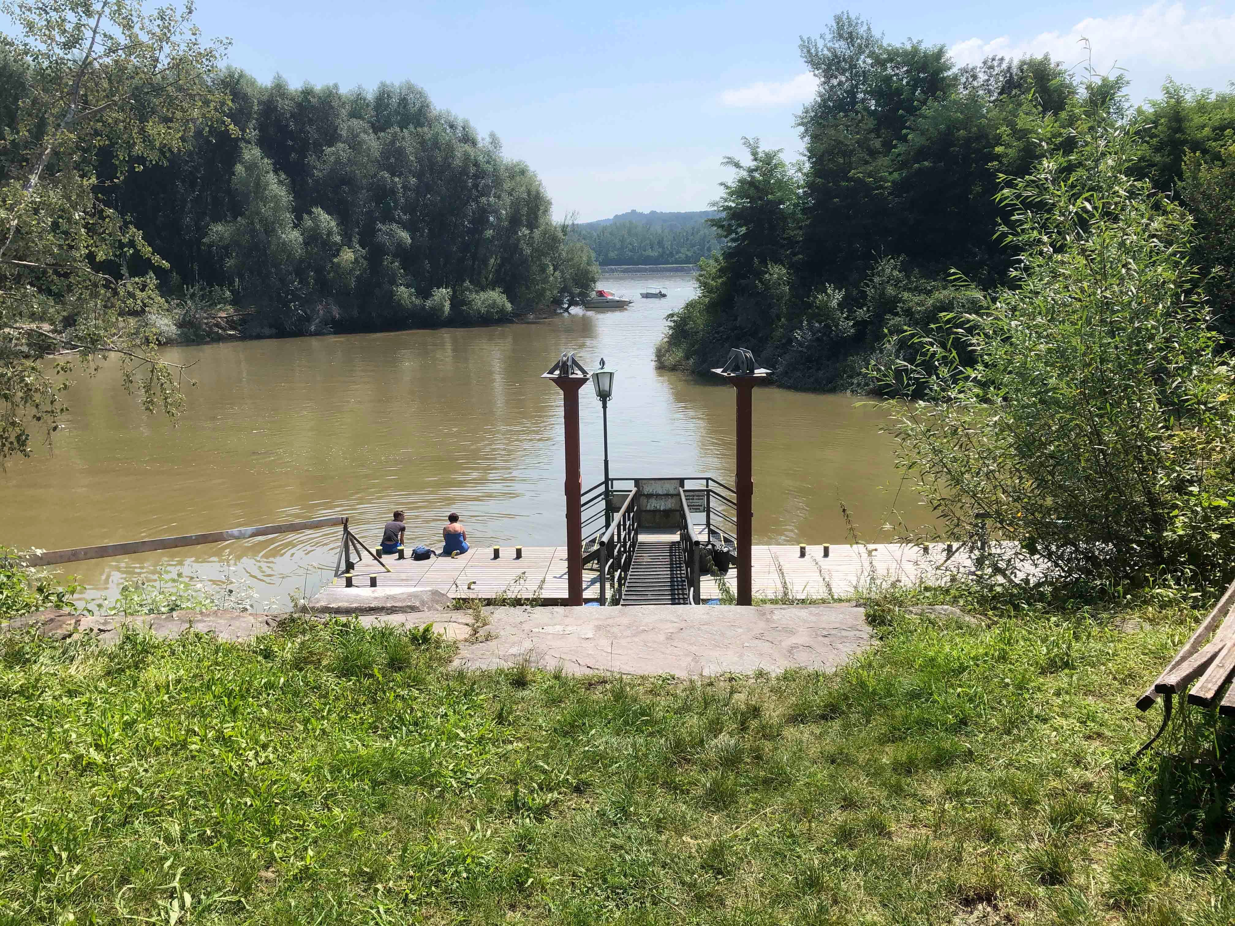 Harbor exit Sportboothafen Emmersdorf/Luberegg