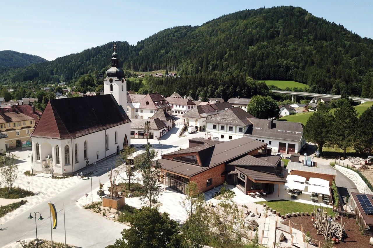 Meeting zone in the center of Lunz am See