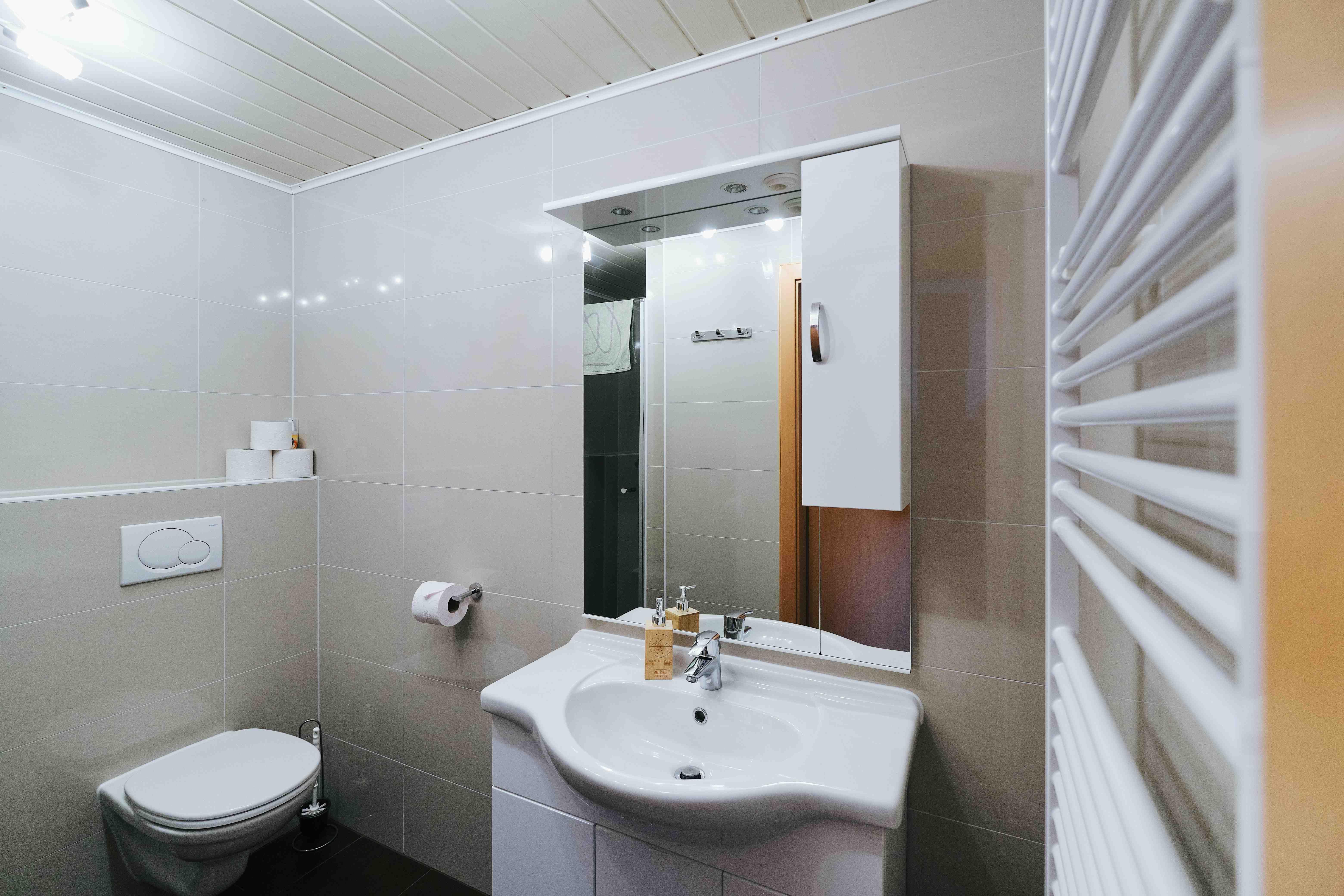 Bathroom in the Erpfi vacation apartment