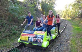 With the trolley through the Weinviertel, © Weinvierteldraisine