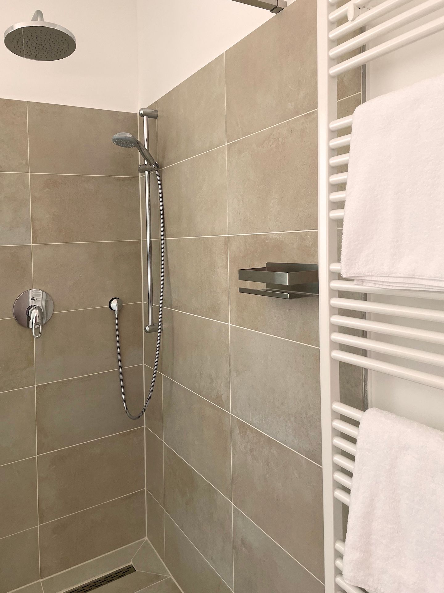 Large walk-in shower