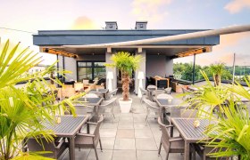 On the roof terrace, © Das Alfred