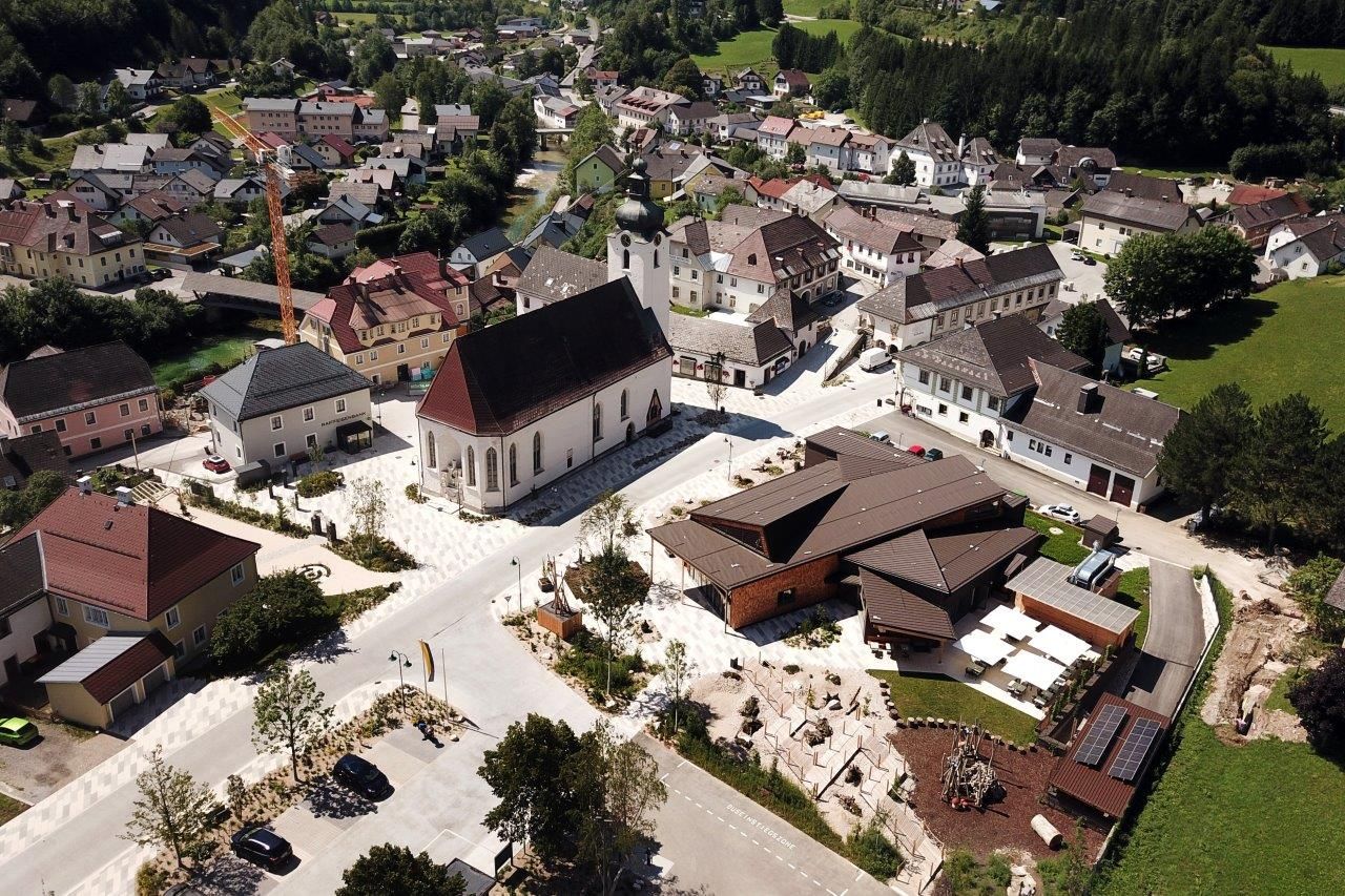 Meeting zone in the center of Lunz am See