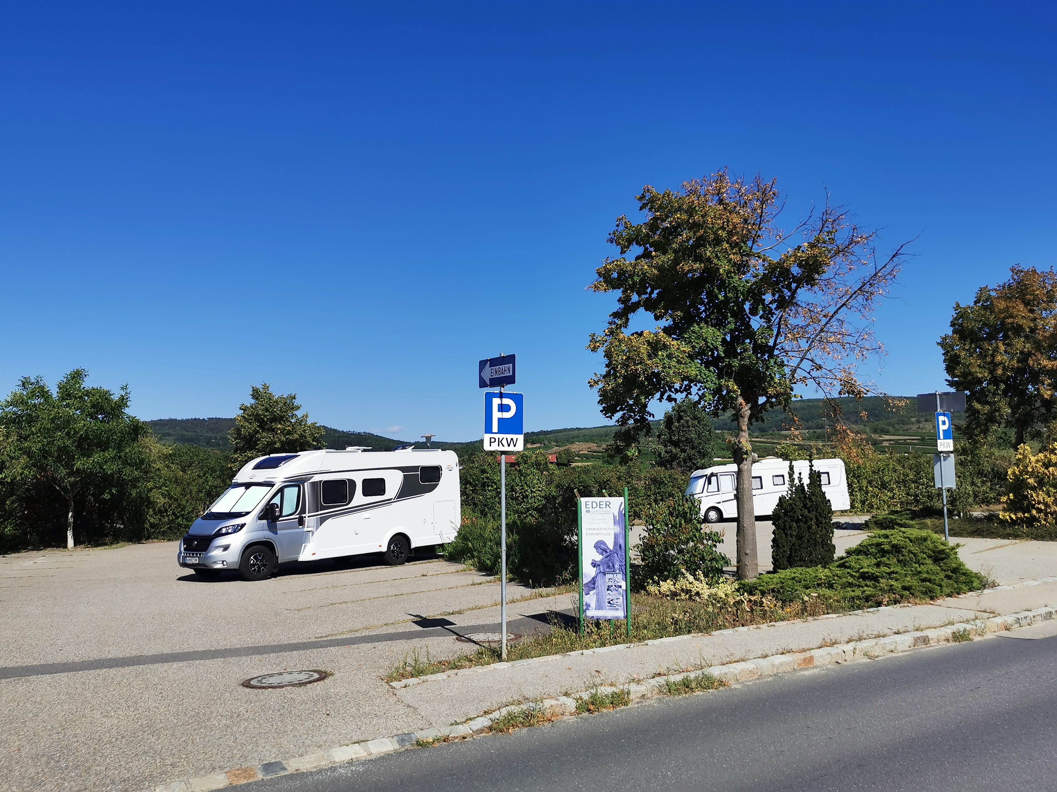 Motorhome parking space