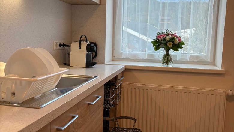 Kitchen in the Teichwies'n Alm Dependance, &copy; Selinger Martin