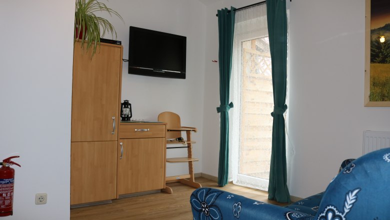 Living area with access to the terrace Guests 4, © Gruber Claudia