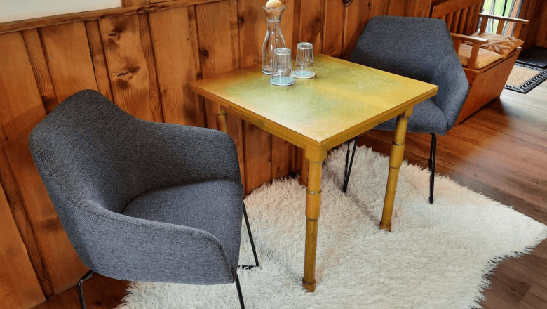 Dining area in the Tiny House Living Legends, &copy; Ederm&uuml;hle