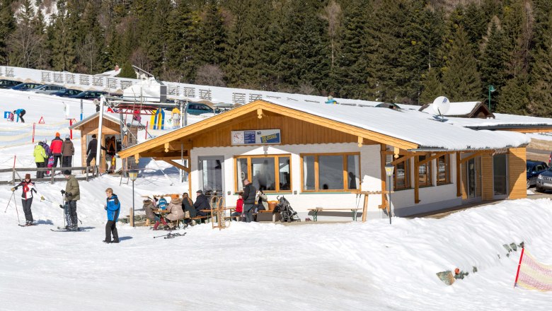 The Wiesenh&uuml;tte at the Family Ski Park, &copy; (c) N&Ouml;VOG/Franz Zwickl