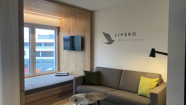 Living area, © LIVERO Apartments