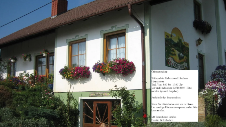 Farm-gate sale Beerenhof Tiefenbacher, &copy; Monika Tiefenbacher