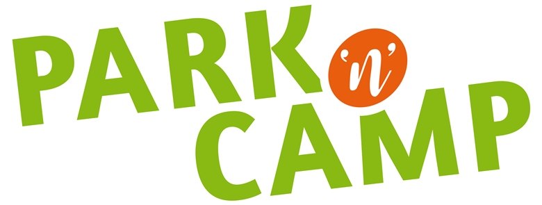 Logo with green text 'Park'n'Camp'