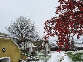 Kellerviertel Edelstal im Winter, © Donau Niederösterreich - Tourismusbüro Carnuntum-Marchfeld