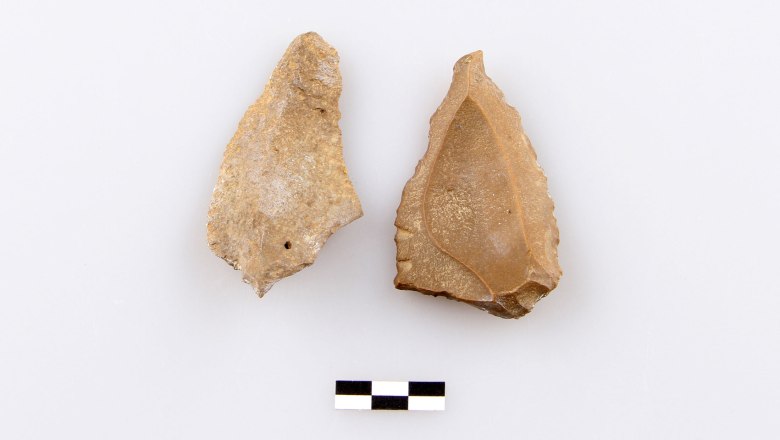 Worked stone tools, © State Collections of Lower Austria, UF-1835