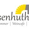 Logo of the Eisenhuthaus with yellow and gray design.