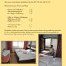 Information page about guest rooms with prices and photos of a room with a view.
