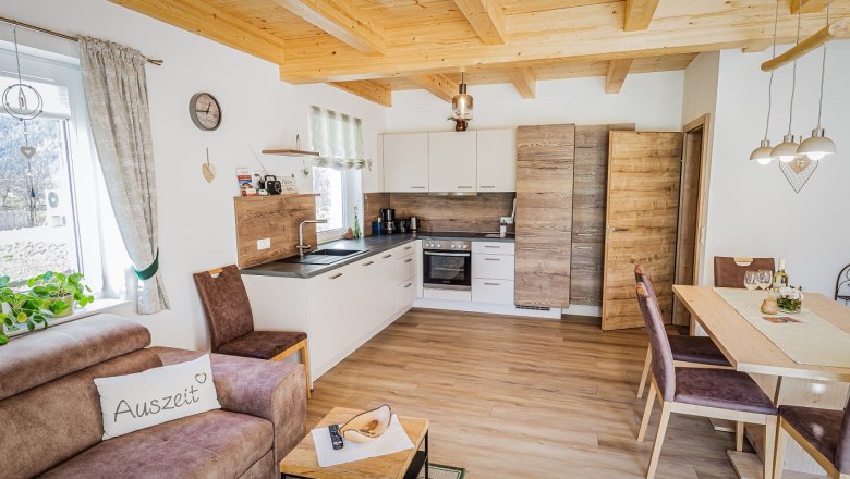 Green vacation apartment - living area, © Ludwig Fahrnberger