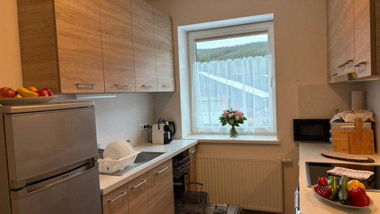 Kitchen in the Teichwies'n Alm Dependance, &copy; Selinger Martin