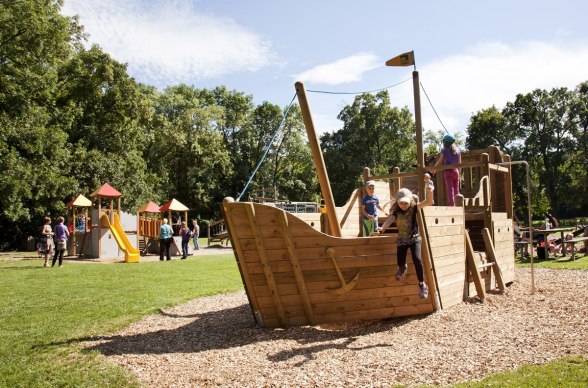 Playground in the Laxenburg Castle Park, © Raimo Rumpler