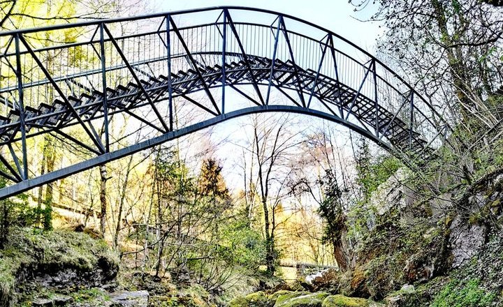"Experience bridge", forge mile Ybbsitz, © Ybbstaler Alpen